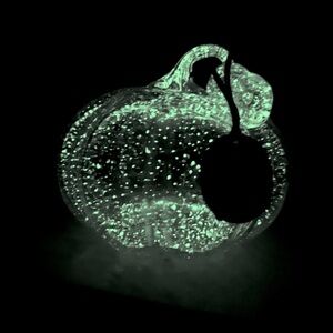 Viral Glass glowing in the dark pumpkin Halloween